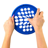 CanDo Hand Exercise Web - Low Powder - Yellow - X-light — for Hand Strength and Dexterity Therapy