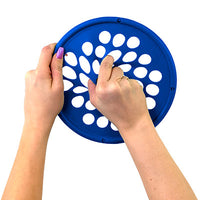 CanDo Hand Exercise Web - Low Powder - Yellow - X-light — for Hand Strength and Dexterity Therapy