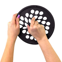 CanDo Hand Exercise Web - Low Powder - Yellow - X-light — for Hand Strength and Dexterity Therapy