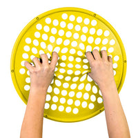 CanDo Hand Exercise Web - Latex Free - 7" Diameter - Yellow - X-light — for Hand Strength and Dexterity Therapy