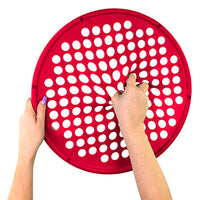 CanDo Hand Exercise Web - Latex Free - 7" Diameter - Yellow - X-light — for Hand Strength and Dexterity Therapy