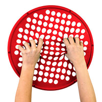 CanDo Hand Exercise Web - Latex Free - 7" Diameter - Yellow - X-light — for Hand Strength and Dexterity Therapy