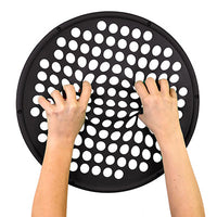 CanDo Hand Exercise Web - Latex Free - 7" Diameter - Yellow - X-light — for Hand Strength and Dexterity Therapy