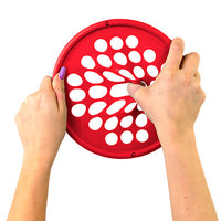 CanDo Hand Exercise Web - Latex Free - 7" Diameter - Yellow - X-light — for Hand Strength and Dexterity Therapy