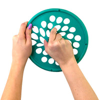 CanDo Hand Exercise Web - Latex Free - 7" Diameter - Yellow - X-light — for Hand Strength and Dexterity Therapy