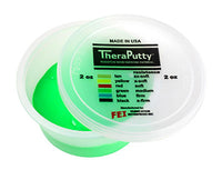 TheraPutty CanDo Scented Theraputty Exercise Material - 2 oz - Apple - Green - Medium — for Hand Therapy and Strengthening