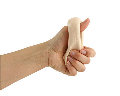 TheraPutty CanDo Theraputty Exercise Material - 2 oz - Tan - XX-Soft (set of 10) — for Hand Therapy and Strengthening