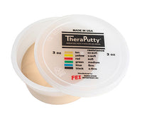 TheraPutty CanDo Theraputty Exercise Material - 2 oz - Tan - XX-Soft — for Hand Therapy and Strengthening
