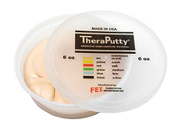 TheraPutty CanDo Theraputty Exercise Material - 2 oz - Tan - XX-Soft — for Hand Therapy and Strengthening