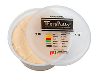 TheraPutty CanDo Antimicrobial Theraputty Exercise Material - 2 oz - Tan - XX-Soft — for Hand Therapy and Strengthening