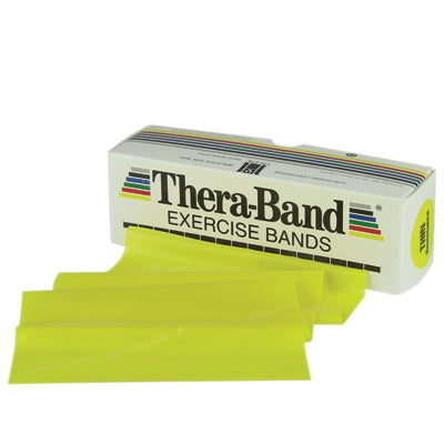 TheraBand exercise band - 6 yard roll - Yellow - thin — for Resistance Training and Rehabilitation