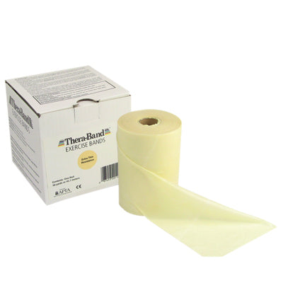 TheraBand exercise band - Twin-Pak 100 yard roll - Tan - extra thin (2, 50-yd boxes) — for Resistance Training and Rehabilitation
