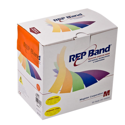 REP Band exercise band - latex free - orange, level 2 — for Resistance Training and Rehabilitation