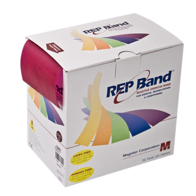REP Band exercise band - latex free - plum, level 5 — for Resistance Training and Rehabilitation