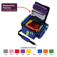 Kemp USA 10-118-POUCH-BLU Pouch For Pediatric Airway Bag (item# 10-118), Blue