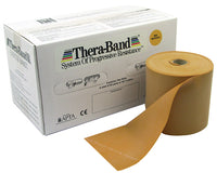 TheraBand exercise band - Twin-Pak 100 yard roll - Gold - max (2, 50-yd boxes) — for Resistance Training and Rehabilitation