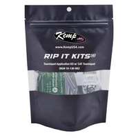 Kemp USA 10-130-RK2 Rip It Kits, Tourniquet Application Kit with CAT Tourniquet (Refill Kit for