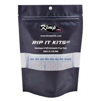 Kemp USA 10-130-RK6 Rip It Kits, Bandages and BZK Antiseptic Prep Pads