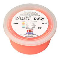 TheraPutty Puff LiTE Exercise Putty - soft - red - 90cc — for Hand Therapy and Strengthening
