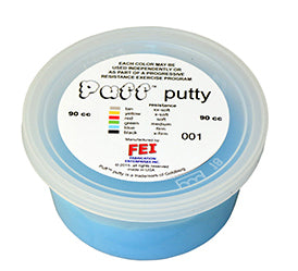 TheraPutty Puff LiTE Exercise Putty - soft - red - 90cc — for Hand Therapy and Strengthening