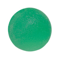 CanDo Gel Squeeze Ball, Standard Circular, Yellow (X-Light) — for Hand Strength and Dexterity Therapy