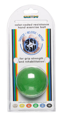CanDo Gel Squeeze Ball, Standard Circular, Yellow (X-Light) — for Hand Strength and Dexterity Therapy