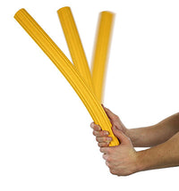 CanDo Twist-Bend-Shake Flexible Exercise Bar - 24" - Yellow - X-light — for Wrists & Shoulder in Clinical and Institutional Care