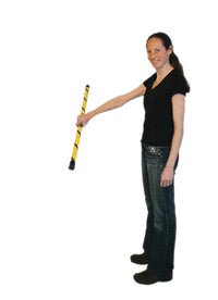 CanDo Slim WaTE Bar, Yellow Stripe, 2.5 lbs. — for Strength Training and Rehabilitation