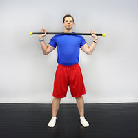 CanDo Jumbo WaTE Bar, Tan, 2.5 lbs. — for Strength Training and Rehabilitation