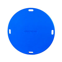 CanDo Balance Board, 16" Diameter Wobble/Rocker Board with 2 Black Balls (X-Hard) — for Balance Training and Fall Prevention