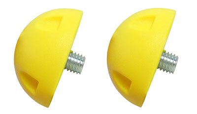 CanDo MVP Balance System, Yellow Instability Ball (Level 1), Pair — for Balance Training and Fall Prevention