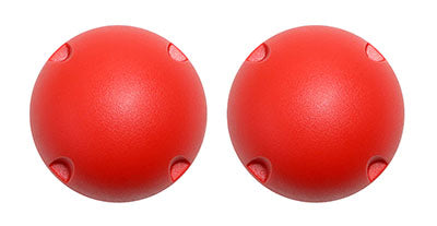 CanDo MVP Balance System, Red Instability Ball (Level 2), Pair — for Balance Training and Fall Prevention