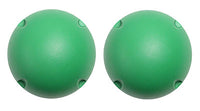 CanDo MVP Balance System, Green Instability Ball (Level 3), Pair — for Balance Training and Fall Prevention