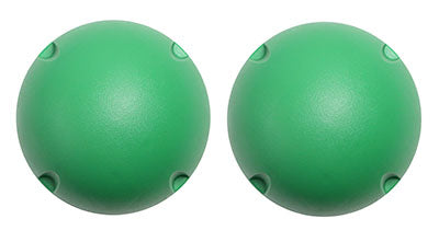 CanDo MVP Balance System, Green Instability Ball (Level 3), Pair — for Balance Training and Fall Prevention