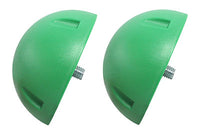 CanDo MVP Balance System, Green Instability Ball (Level 3), Pair — for Balance Training and Fall Prevention