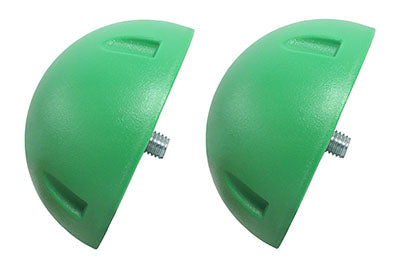 CanDo MVP Balance System, Green Instability Ball (Level 3), Pair — for Balance Training and Fall Prevention