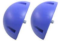CanDo MVP Balance System, Blue Instability Ball (Level 4), Pair — for Balance Training and Fall Prevention