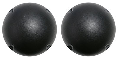 CanDo MVP Balance System, Black Instability Ball (Level 5), Pair — for Balance Training and Fall Prevention