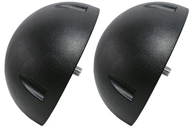 CanDo MVP Balance System, Black Instability Ball (Level 5), Pair — for Balance Training and Fall Prevention
