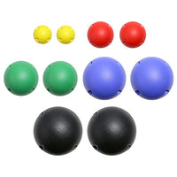 CanDo MVP Balance System, 10-Ball Set Only (2 each: yellow through black) — for Balance Training and Fall Prevention