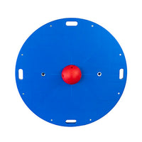 CanDo Balance Board, 15" x 18" Wobble Board with 1 Red Ball (Easy) — for Balance Training and Fall Prevention
