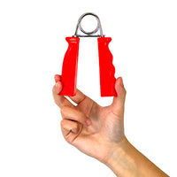 CanDo Ergonomic Hand Grip, Pair - Yellow, x-light - 3 lb — for Hand Flexion in Clinical and Institutional Care