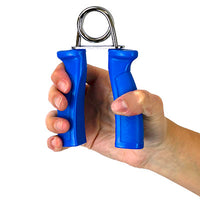 CanDo Ergonomic Hand Grip, Pair - Yellow, x-light - 3 lb — for Hand Flexion in Clinical and Institutional Care