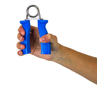 CanDo Ergonomic Hand Grip, Pair - Yellow, x-light - 3 lb — for Hand Flexion in Clinical and Institutional Care