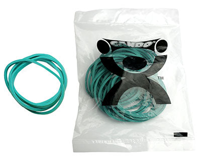 CanDo Hand Exerciser - Additional Latex Bands - Green - Medium - 25 Bands Only — for Hand Strength and Dexterity Therapy