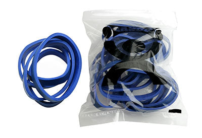 CanDo Hand Exerciser - Additional Latex Free Bands - Blue - Heavy - 25 Bands Only — for Hand Strength and Dexterity Therapy