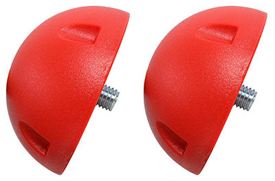 CanDo Balance Board, 16" Diameter Wobble/Rocker Board with 2 Red Balls (Easy) — for Balance Training and Fall Prevention