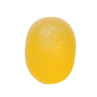 CanDo Gel Squeeze Ball, Large Cylindrical, Yellow (X-Light) — for Hand Strength and Dexterity Therapy