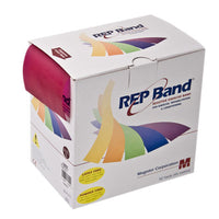 REP Band Twin-Pak - latex-free - 100 yard (2 x 50 yard boxes) - plum, level 5 — for Resistance Training and Rehabilitation