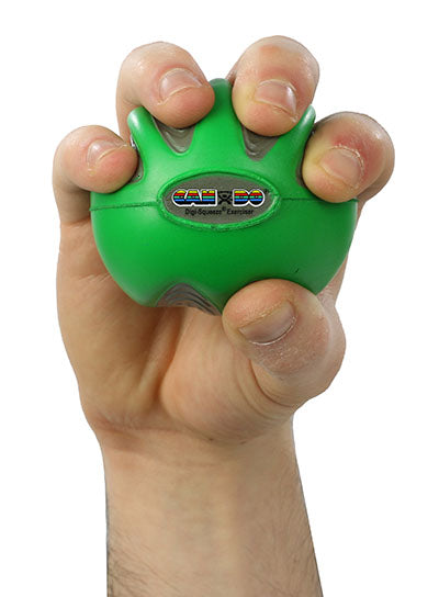 CanDo Digi-Squeeze hand exerciser - green, moderate — for Hand Strength and Dexterity Therapy